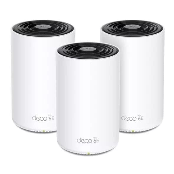 TP-Link Deco XE75 Pro / AXE5400 Whole Home Mesh Wi-Fi 6E Unit / 3-pack
