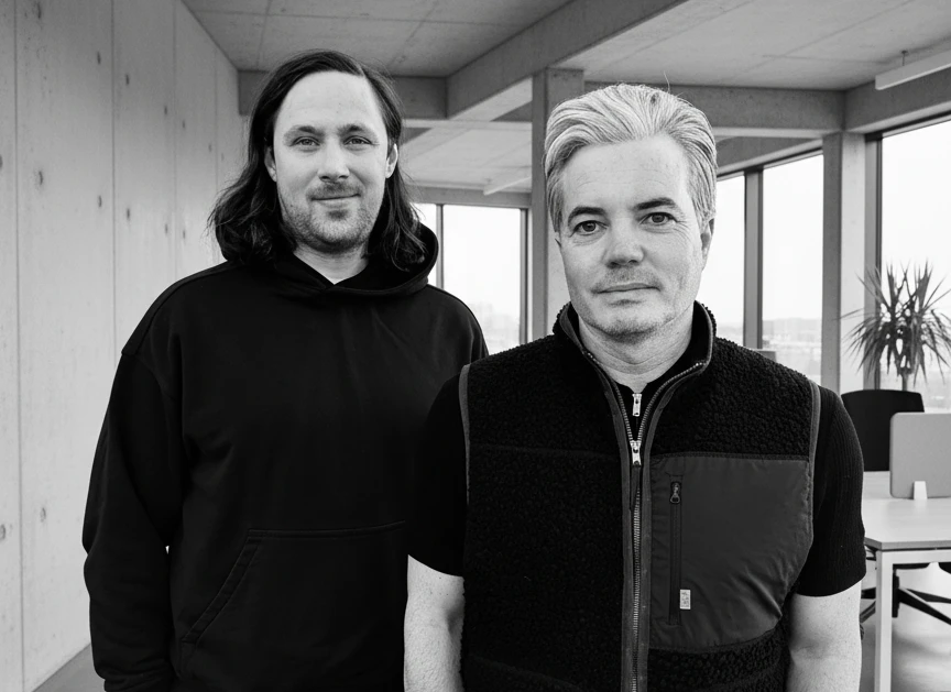 Jonas Nathanson och Adolph Christians, grundare av Modeal