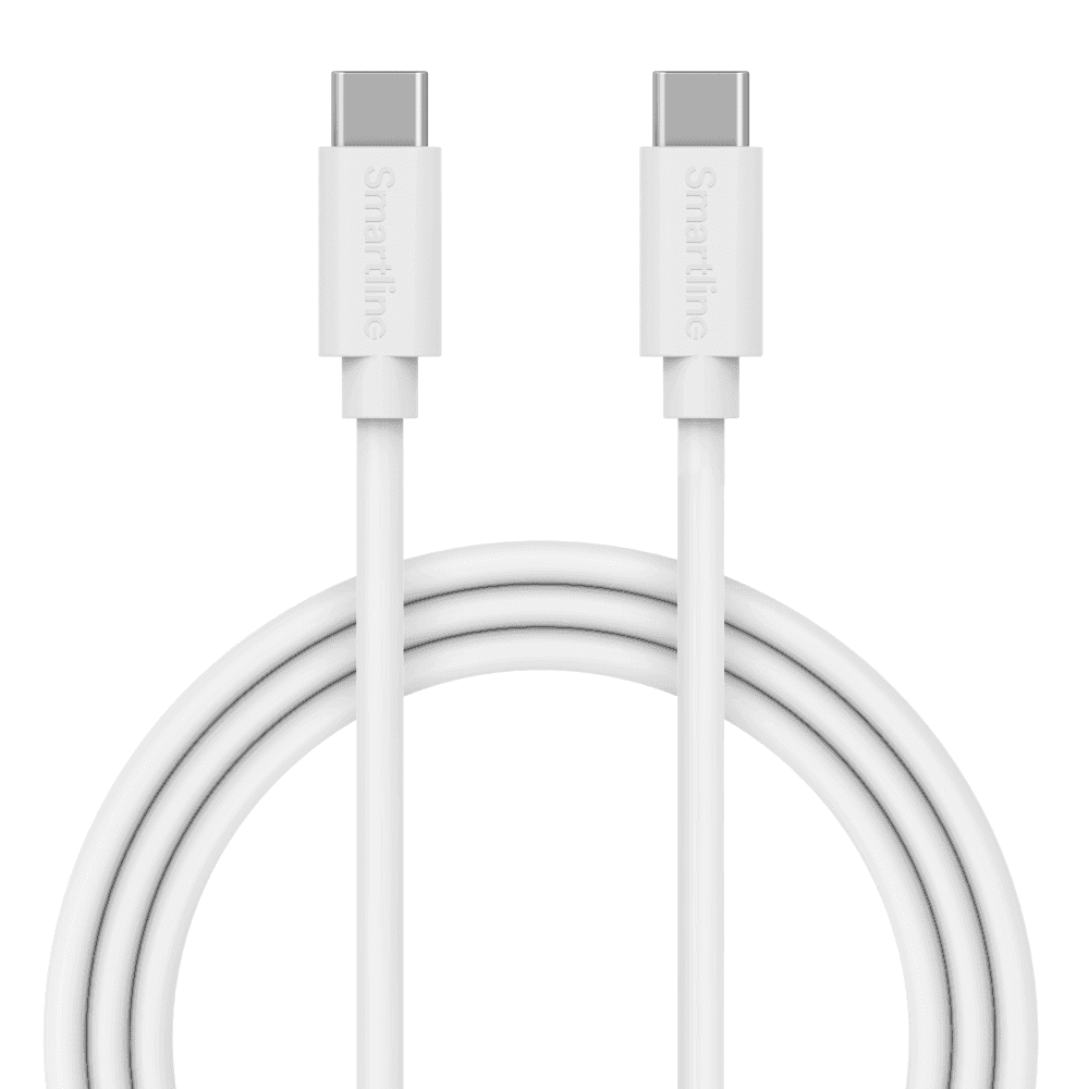 USB C kabel Till USB C 3A 2m Vit
