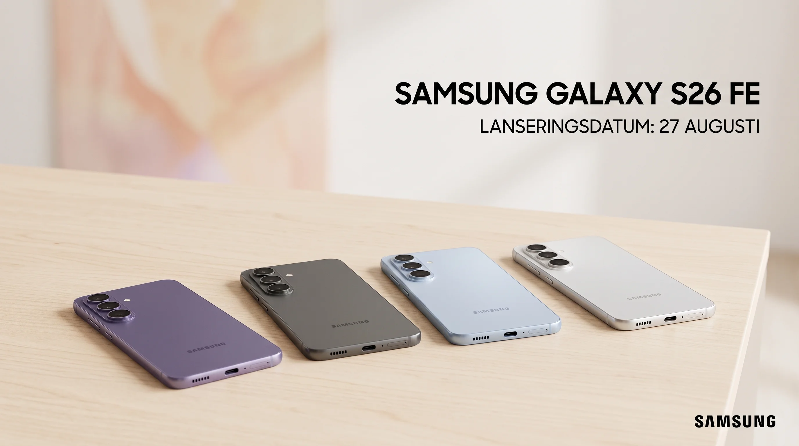 Galaxy S26 FE avtäcks på onsdag – så ligger Samsung-priserna nu