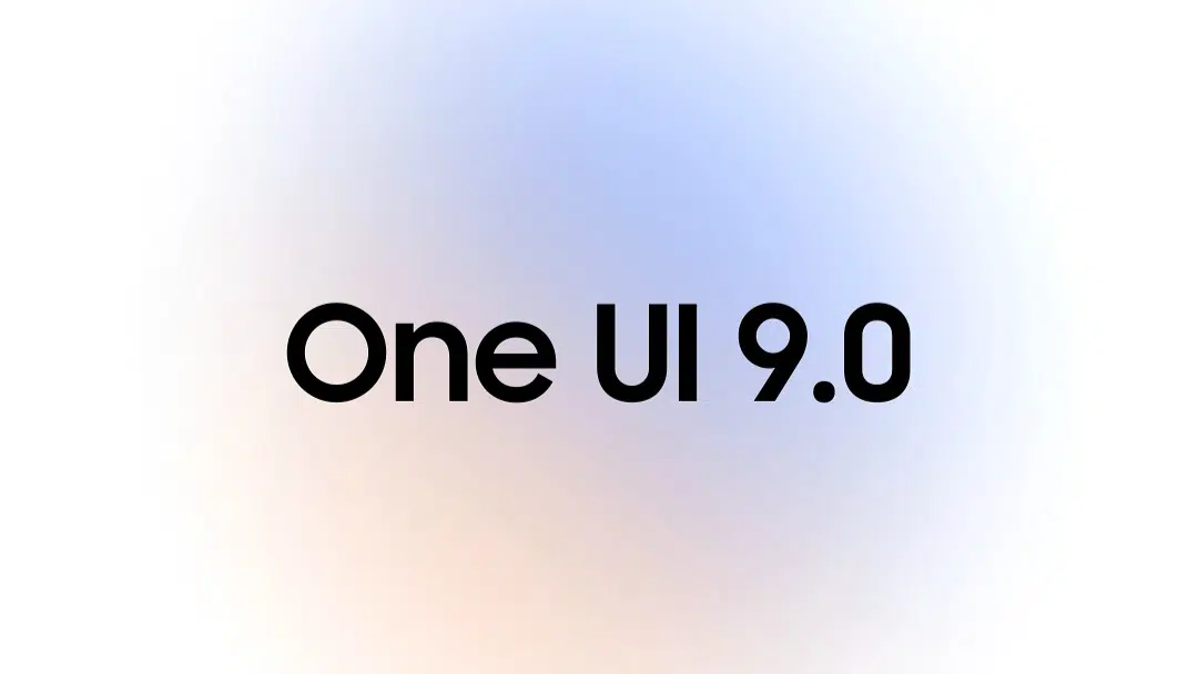 Samsung One UI 9.0 står mot bakgrund med ljus gradient